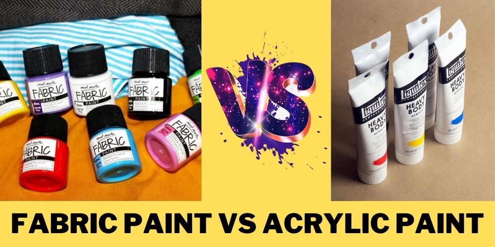 Fabric paint Vs Acrylic paint